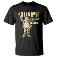 Stencil Protest Frog T Shirt Hope Against the Regime Portland Inflatable Resistance - Wonder Print Shop