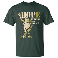 Stencil Protest Frog T Shirt Hope Against the Regime Portland Inflatable Resistance - Wonder Print Shop