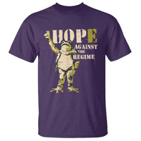 Stencil Protest Frog T Shirt Hope Against the Regime Portland Inflatable Resistance - Wonder Print Shop