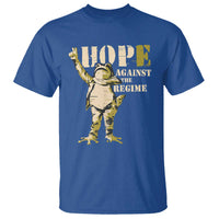 Stencil Protest Frog T Shirt Hope Against the Regime Portland Inflatable Resistance - Wonder Print Shop