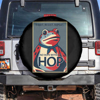 No Hope Without Hop Spare Tire Cover Ribbit Resist Repeat Resistance Frog Protest Pop Art Graphic - Wonder Print Shop