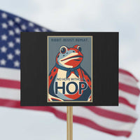 No Hope Without Hop Protest Sign Ribbit Resist Repeat Resistance Frog Protest Pop Art Graphic - Wonder Print Shop
