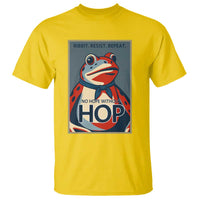 No Hope Without Hop T Shirt Ribbit Resist Repeat Resistance Frog Protest Pop Art Graphic - Wonder Print Shop