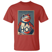 No Hope Without Hop T Shirt Ribbit Resist Repeat Resistance Frog Protest Pop Art Graphic - Wonder Print Shop