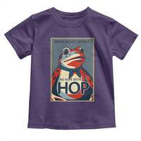 No Hope Without Hop Toddler T Shirt Ribbit Resist Repeat Resistance Frog Protest Pop Art Graphic - Wonder Print Shop