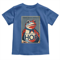 No Hope Without Hop Toddler T Shirt Ribbit Resist Repeat Resistance Frog Protest Pop Art Graphic - Wonder Print Shop
