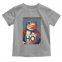 No Hope Without Hop Toddler T Shirt Ribbit Resist Repeat Resistance Frog Protest Pop Art Graphic - Wonder Print Shop