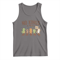 No Kings in America Tank Top Resist Protest Cute Animal Resistance March - Wonder Print Shop