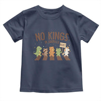 No Kings in America Toddler T Shirt Resist Protest Cute Animal Resistance March - Wonder Print Shop