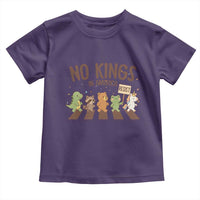 No Kings in America Toddler T Shirt Resist Protest Cute Animal Resistance March - Wonder Print Shop