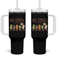 No Kings in America Tumbler With Handle Resist Protest Cute Animal Resistance March - Wonder Print Shop