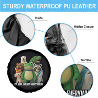 United Mascots Protest Spare Tire Cover We Have Friends Everywhere - Wonder Print Shop