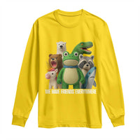United Mascots Protest Long Sleeve Shirt We Have Friends Everywhere - Wonder Print Shop