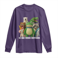 United Mascots Protest Long Sleeve Shirt We Have Friends Everywhere - Wonder Print Shop
