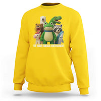 United Mascots Protest Sweatshirt We Have Friends Everywhere - Wonder Print Shop