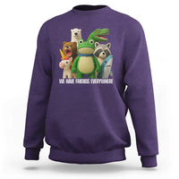 United Mascots Protest Sweatshirt We Have Friends Everywhere - Wonder Print Shop