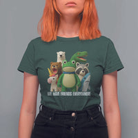 United Mascots Protest T Shirt For Women We Have Friends Everywhere - Wonder Print Shop