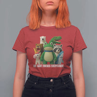 United Mascots Protest T Shirt For Women We Have Friends Everywhere - Wonder Print Shop