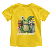 United Mascots Protest Toddler T Shirt We Have Friends Everywhere - Wonder Print Shop