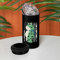We The People Portland Frog 4 in 1 Can Cooler Tumbler Patriotic Protest American Flag - Wonder Print Shop
