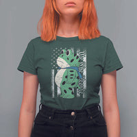 We The People Portland Frog T Shirt For Women Patriotic Protest American Flag - Wonder Print Shop