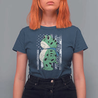We The People Portland Frog T Shirt For Women Patriotic Protest American Flag - Wonder Print Shop