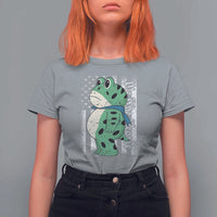 We The People Portland Frog T Shirt For Women Patriotic Protest American Flag - Wonder Print Shop