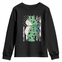 We The People Portland Frog Youth Sweatshirt Patriotic Protest American Flag - Wonder Print Shop