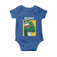 Resist Rosie Frog Baby Onesie Protest Parody Feminist Retro Poster - Wonder Print Shop