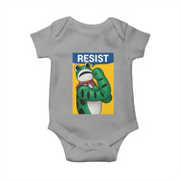 Resist Rosie Frog Baby Onesie Protest Parody Feminist Retro Poster - Wonder Print Shop