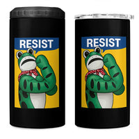 Resist Rosie Frog 4 in 1 Can Cooler Tumbler Protest Parody Feminist Retro Poster - Wonder Print Shop