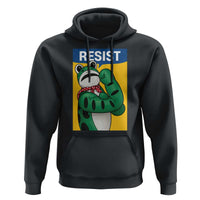 Resist Rosie Frog Hoodie Protest Parody Feminist Retro Poster - Wonder Print Shop