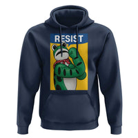Resist Rosie Frog Hoodie Protest Parody Feminist Retro Poster - Wonder Print Shop