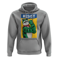 Resist Rosie Frog Hoodie Protest Parody Feminist Retro Poster - Wonder Print Shop