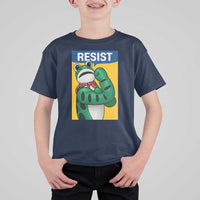 Resist Rosie Frog T Shirt For Kid Protest Parody Feminist Retro Poster - Wonder Print Shop