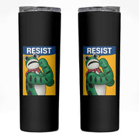 Resist Rosie Frog Skinny Tumbler Protest Parody Feminist Retro Poster - Wonder Print Shop