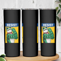 Resist Rosie Frog Skinny Tumbler Protest Parody Feminist Retro Poster - Wonder Print Shop