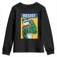 Resist Rosie Frog Youth Sweatshirt Protest Parody Feminist Retro Poster - Wonder Print Shop