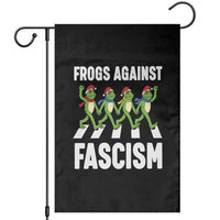 Santa Frog Against Fascism Garden Flag Christmas Holiday Frogs Band Resistance Protest - Wonder Print Shop