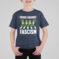 Santa Frog Against Fascism T Shirt For Kid Christmas Holiday Frogs Band Resistance Protest - Wonder Print Shop