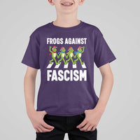 Santa Frog Against Fascism T Shirt For Kid Christmas Holiday Frogs Band Resistance Protest - Wonder Print Shop
