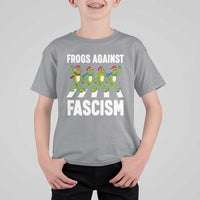 Santa Frog Against Fascism T Shirt For Kid Christmas Holiday Frogs Band Resistance Protest - Wonder Print Shop