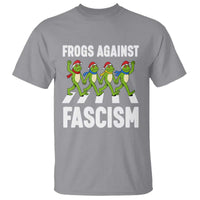 Santa Frog Against Fascism T Shirt Christmas Holiday Frogs Band Resistance Protest - Wonder Print Shop