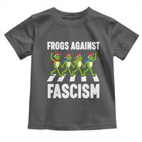 Santa Frog Against Fascism Toddler T Shirt Christmas Holiday Frogs Band Resistance Protest - Wonder Print Shop