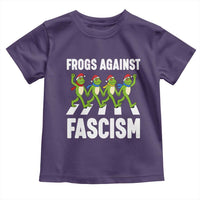 Santa Frog Against Fascism Toddler T Shirt Christmas Holiday Frogs Band Resistance Protest - Wonder Print Shop