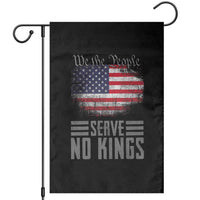 We The People Serve No Kings Garden Flag Patriotic Eagle American Flag - Wonder Print Shop