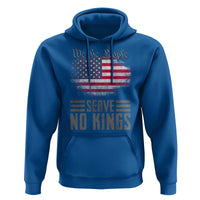 We The People Serve No Kings Hoodie Patriotic Eagle American Flag - Wonder Print Shop