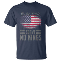 We The People Serve No Kings T Shirt Patriotic Eagle American Flag - Wonder Print Shop