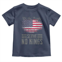 We The People Serve No Kings Toddler T Shirt Patriotic Eagle American Flag - Wonder Print Shop