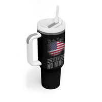 We The People Serve No Kings Tumbler With Handle Patriotic Eagle American Flag - Wonder Print Shop